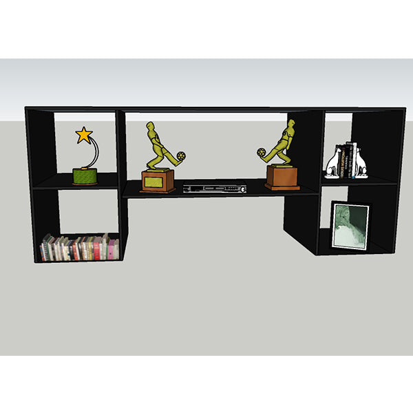 Anamic TV Shelves | Black