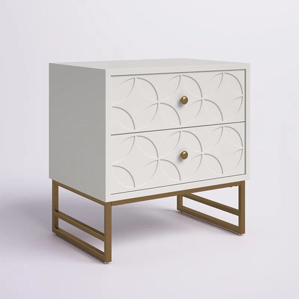 Joshua Bedside Table |White