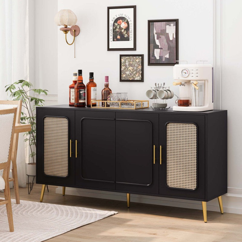 Cember Sideboard & Cabinet | Large | Black