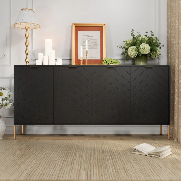 Ellis Sideboard & Cabinet | Small | Black