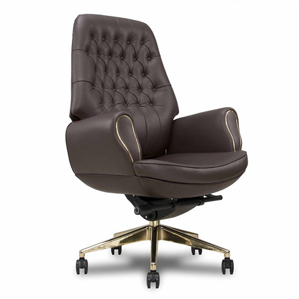 Gold Class Director Medium Back Office Chair | Brown