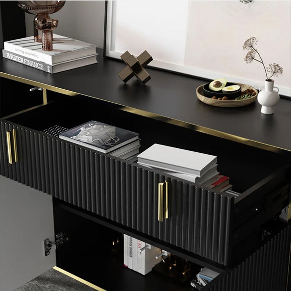 Cayden Sideboard & Cabinet | Small | Black