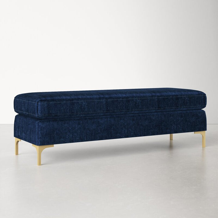 Bay Ottoman | Navy Blue