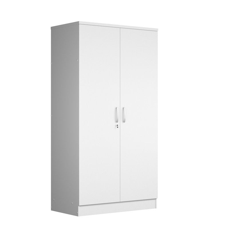 Mounitis 2 Door Wardrobe | White