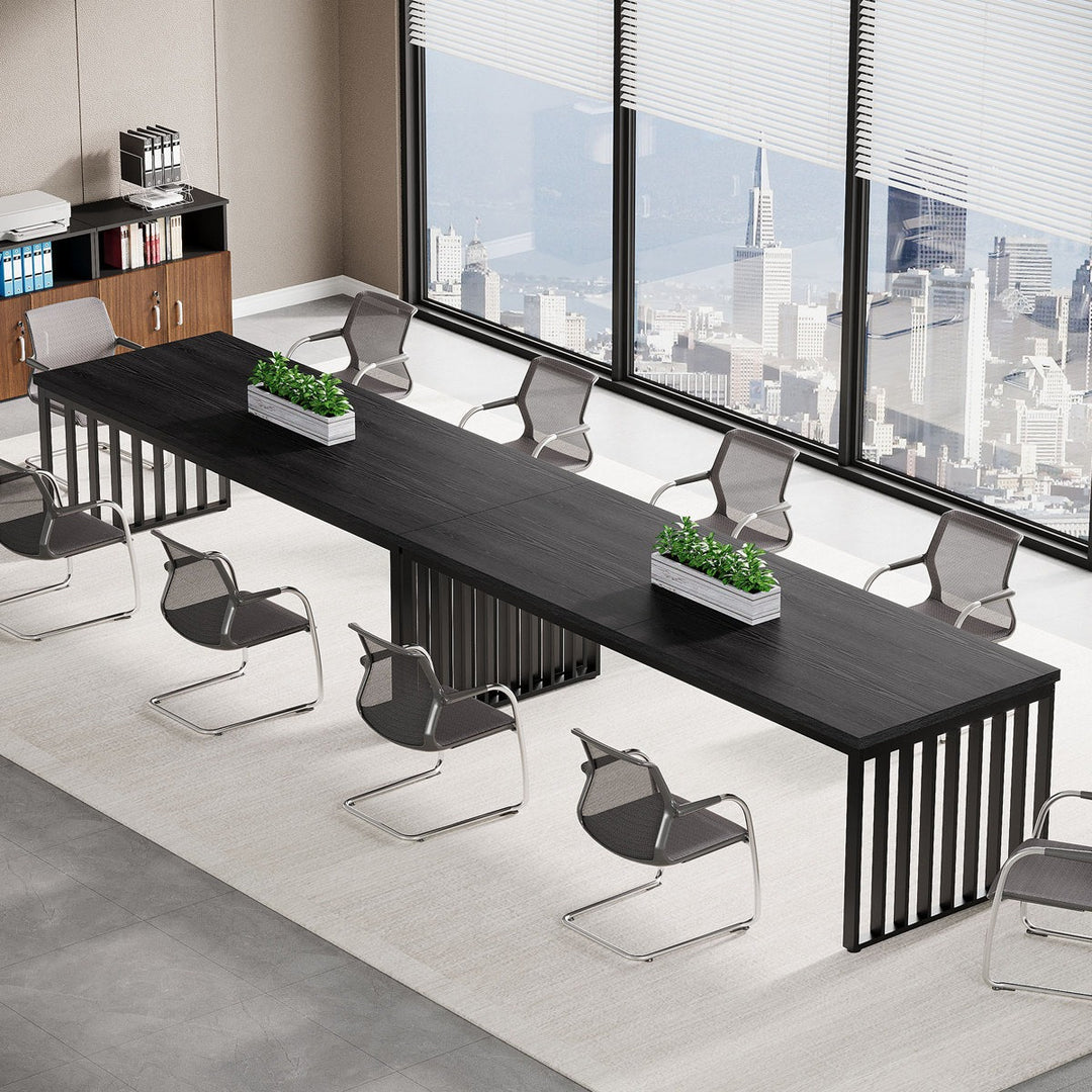 Ade Table Heera Moti Ade Meeting Table | Black
