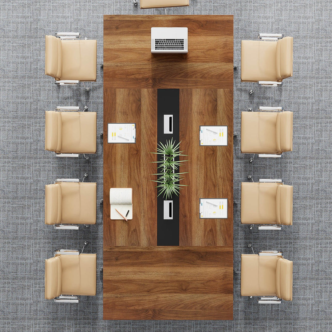 Haru Rectangle  Conference table | Brown
