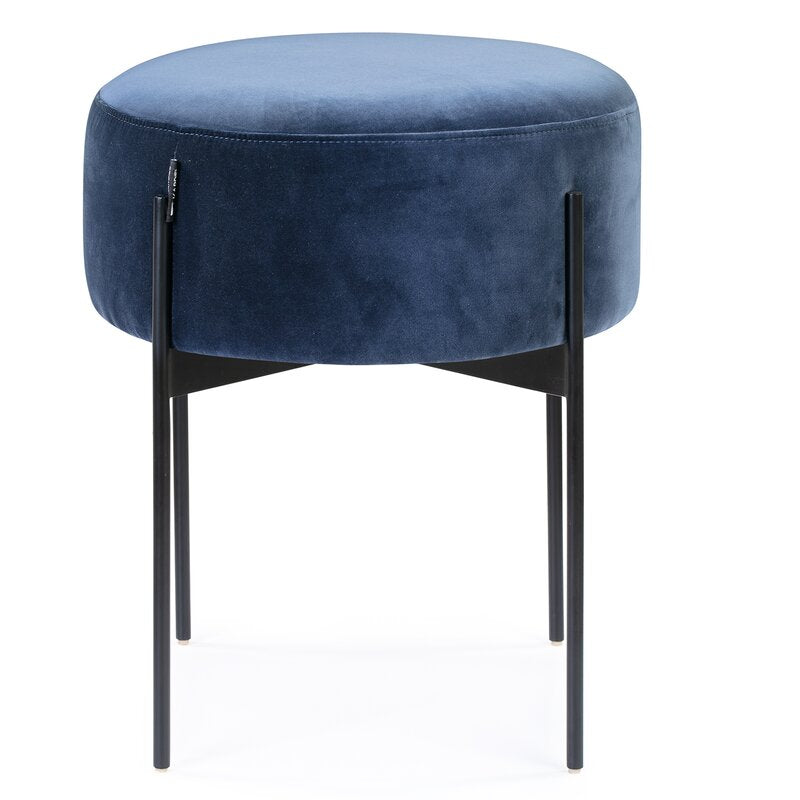 Zitts Ottoman | Navy Blue