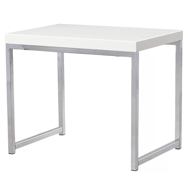 Modern End Table | White