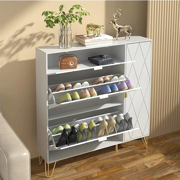 Anthony Shoe Rack | White