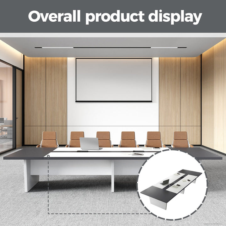 Alex  Conference table |White & Black