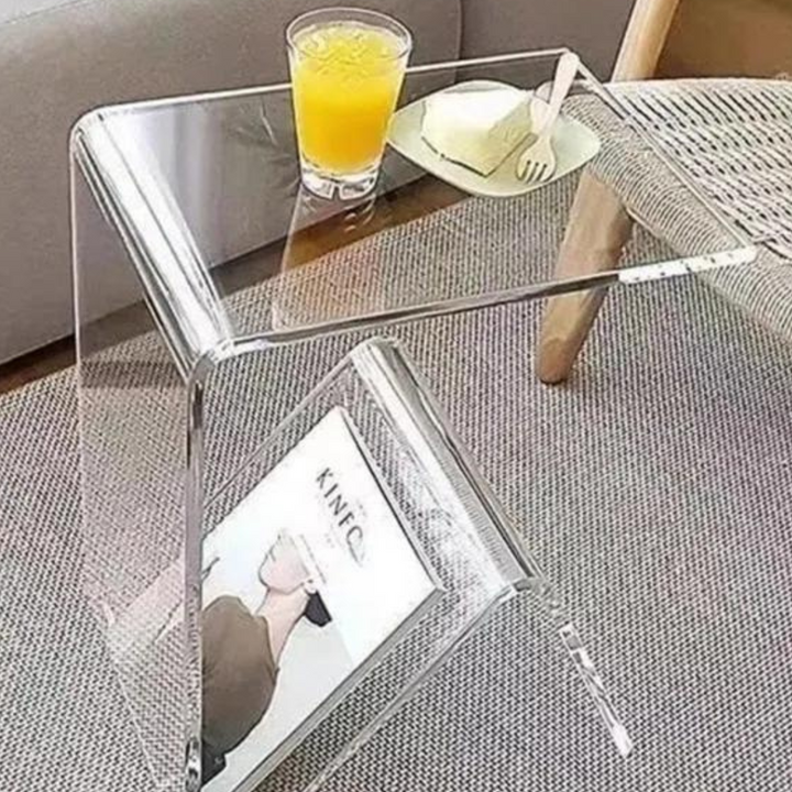 Luna Acrylic End Table | Clear