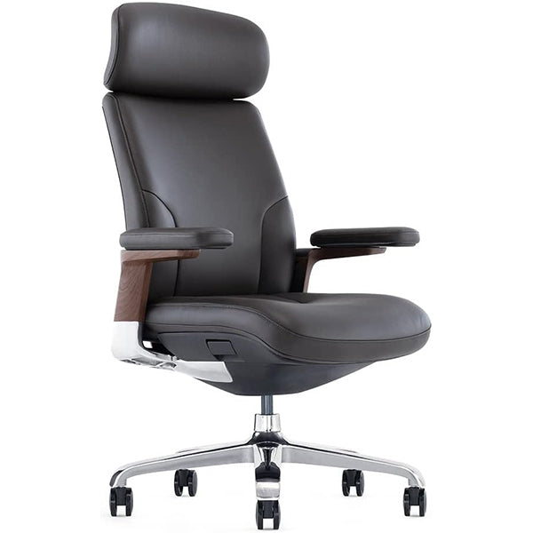 Magic Director High Brown Office Chair | Black