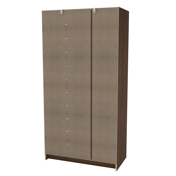Umi  3 Door Wardrobe | Brown