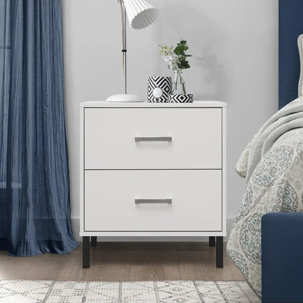 Jaxon Bedside Table | White