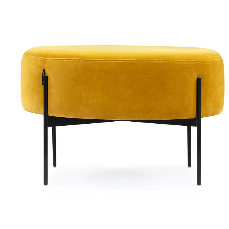 Mendi Ottoman | Yellow