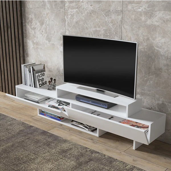 Castle TV Stand | White