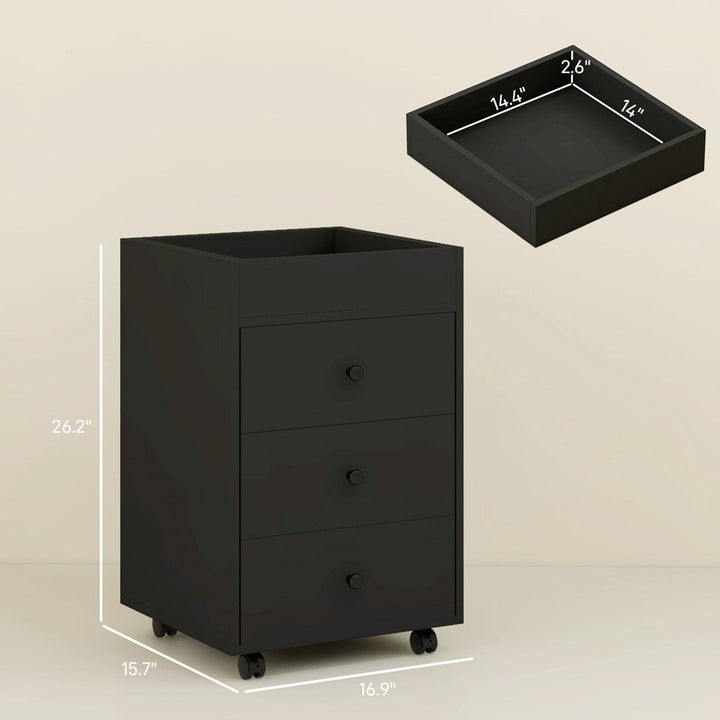 Wai Pedestal Drawer | Black