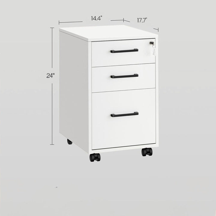 Zeal Pedestal Drawer | White