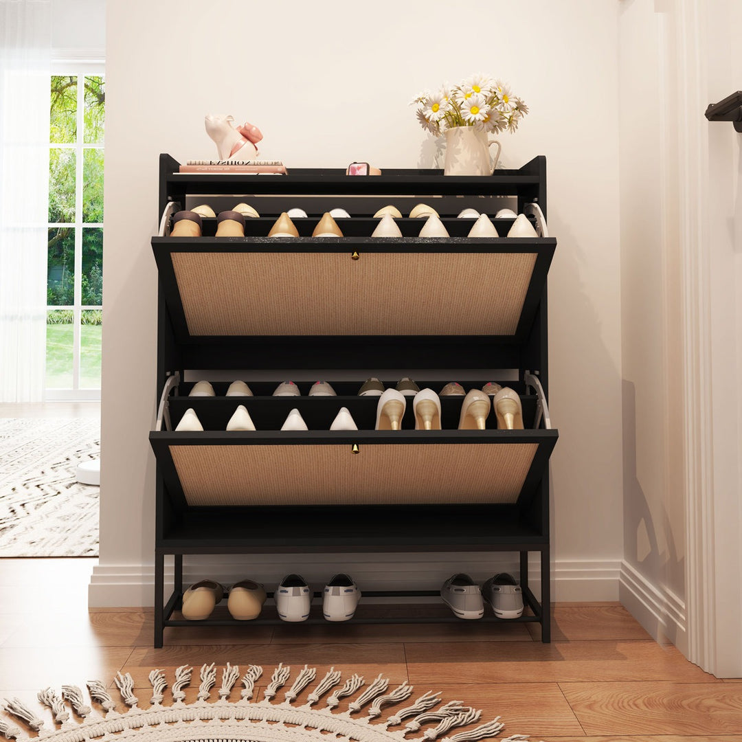 Halyna  Shoe Rack | Black