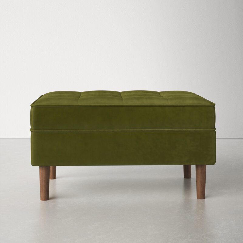 Diyas Ottoman | Olive Green