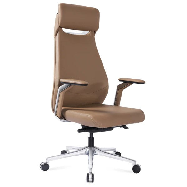 Bhil Director High Back Office Chair | Brown