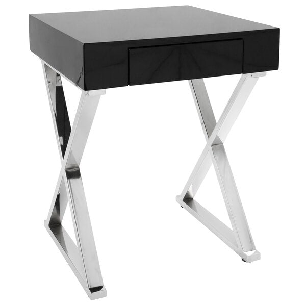 X End Table | Black