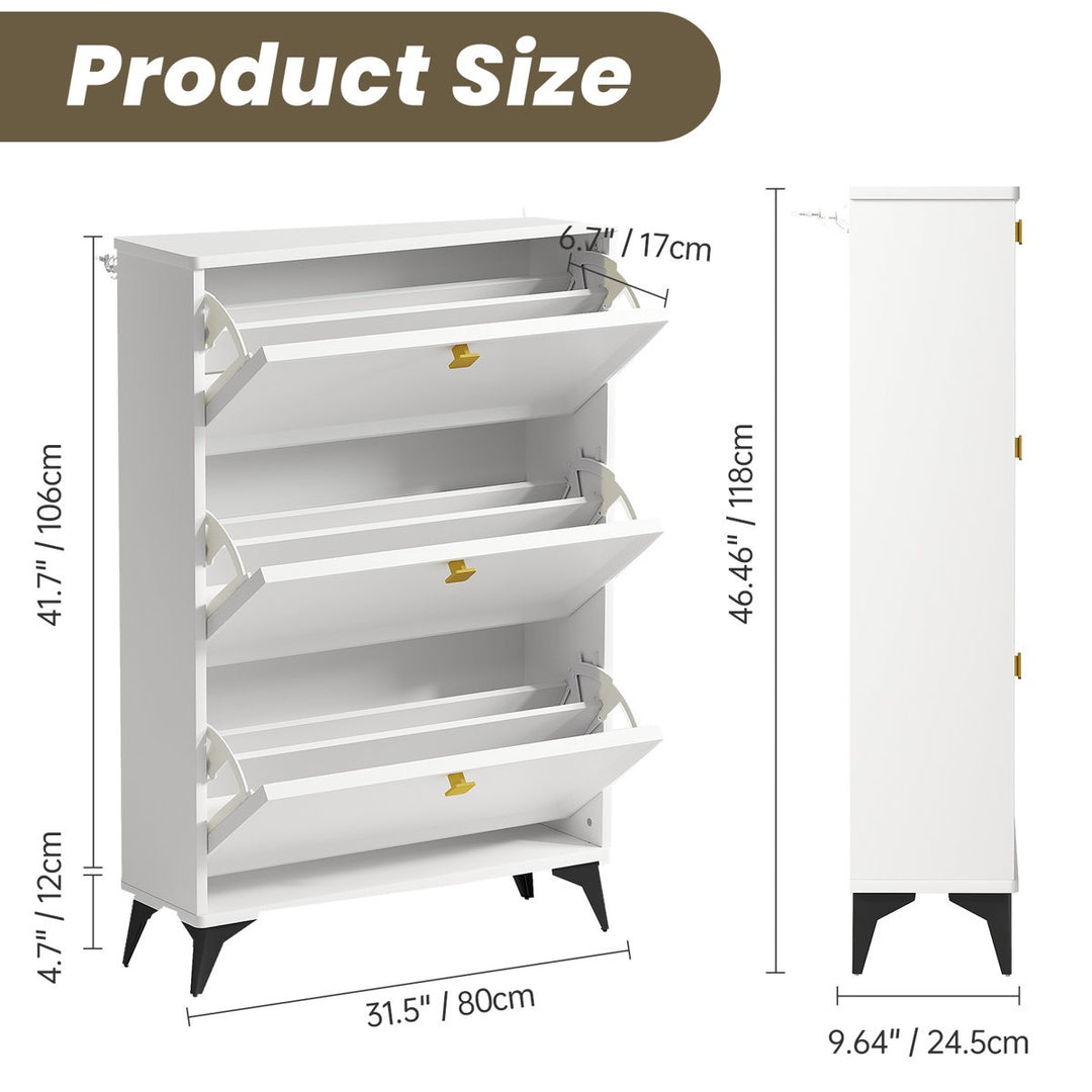 Kalyna Shoes Rack | White
