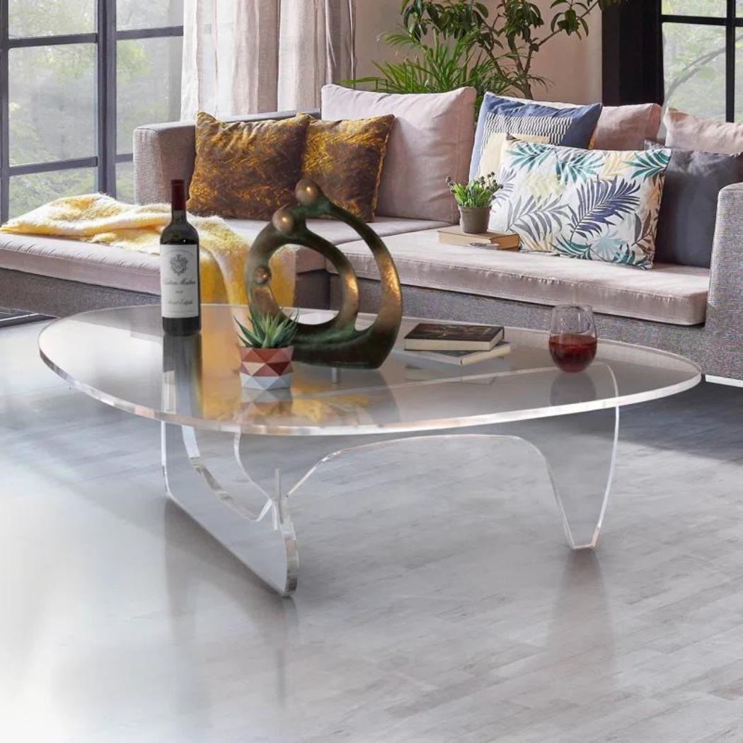 Aurora Acrylic Coffee Table | Clear