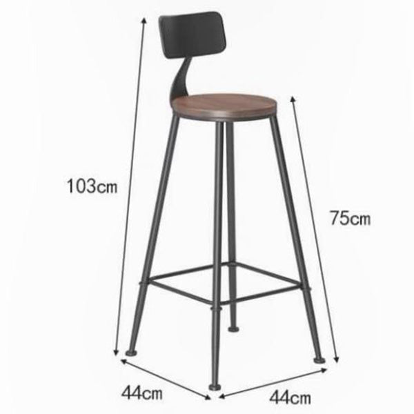 Aiden Bar Stool | Black