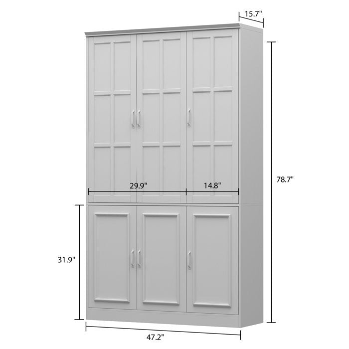 Ryu Tall Crockery Unit | White