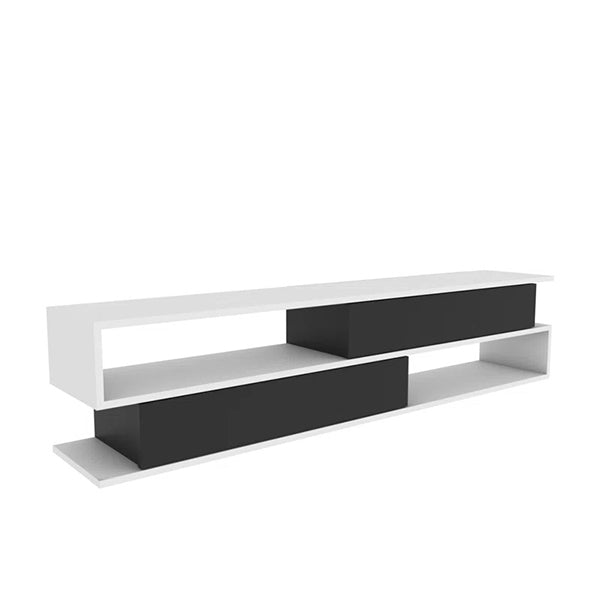 Nathan Tv Stand | White & Black