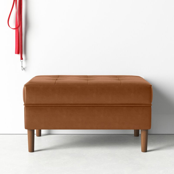 Lamp Ottoman | Tan