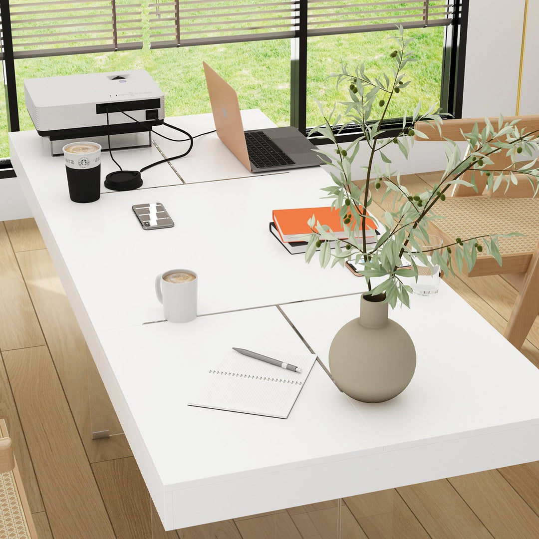 Yemi Meeting Table | White
