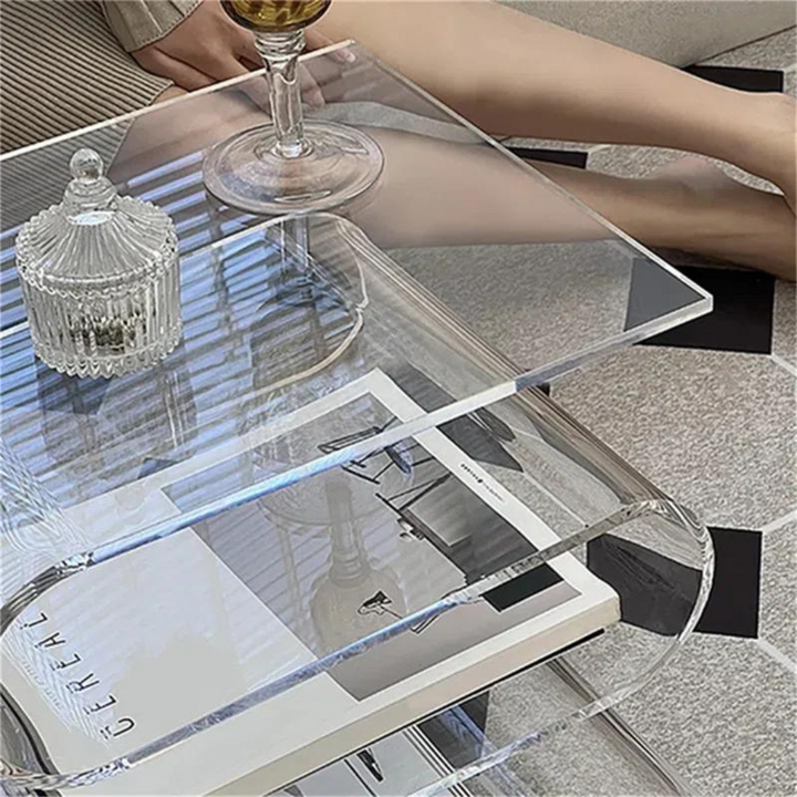 Tranquil Acrylic End Table | Clear