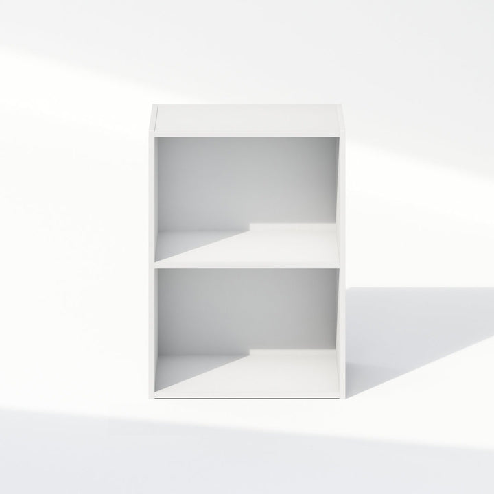 Meza Open Storage | White