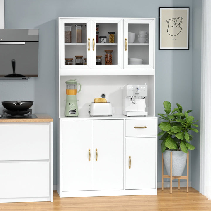 Ren Tall Crockery Unit | White