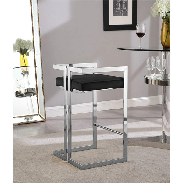 Phal Bar Stool | Silver