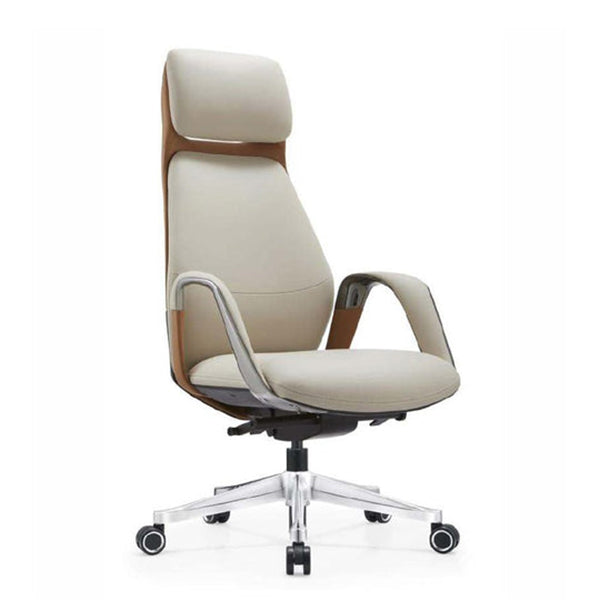 Luxury Director High Back Office Chair |Off White