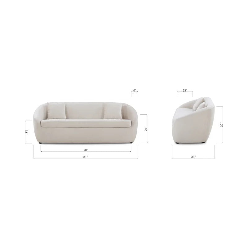 Kaity Sofa | 2 Seater | Cream