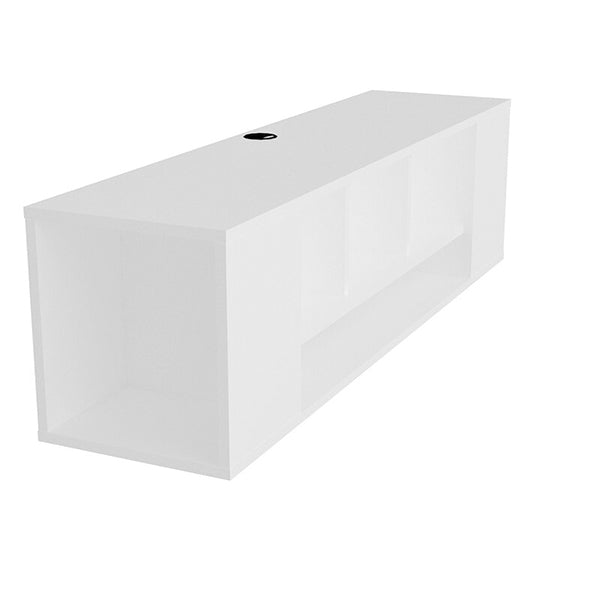 6 Box Wall Mount TV Unit | White