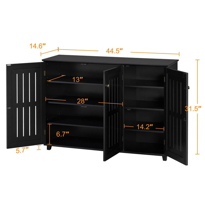 Yaro Shoe Rack | Black