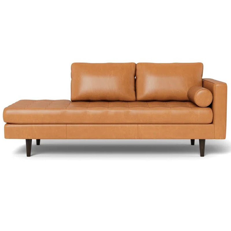 Aidan Chaise Lounges | Orange | Facing Right