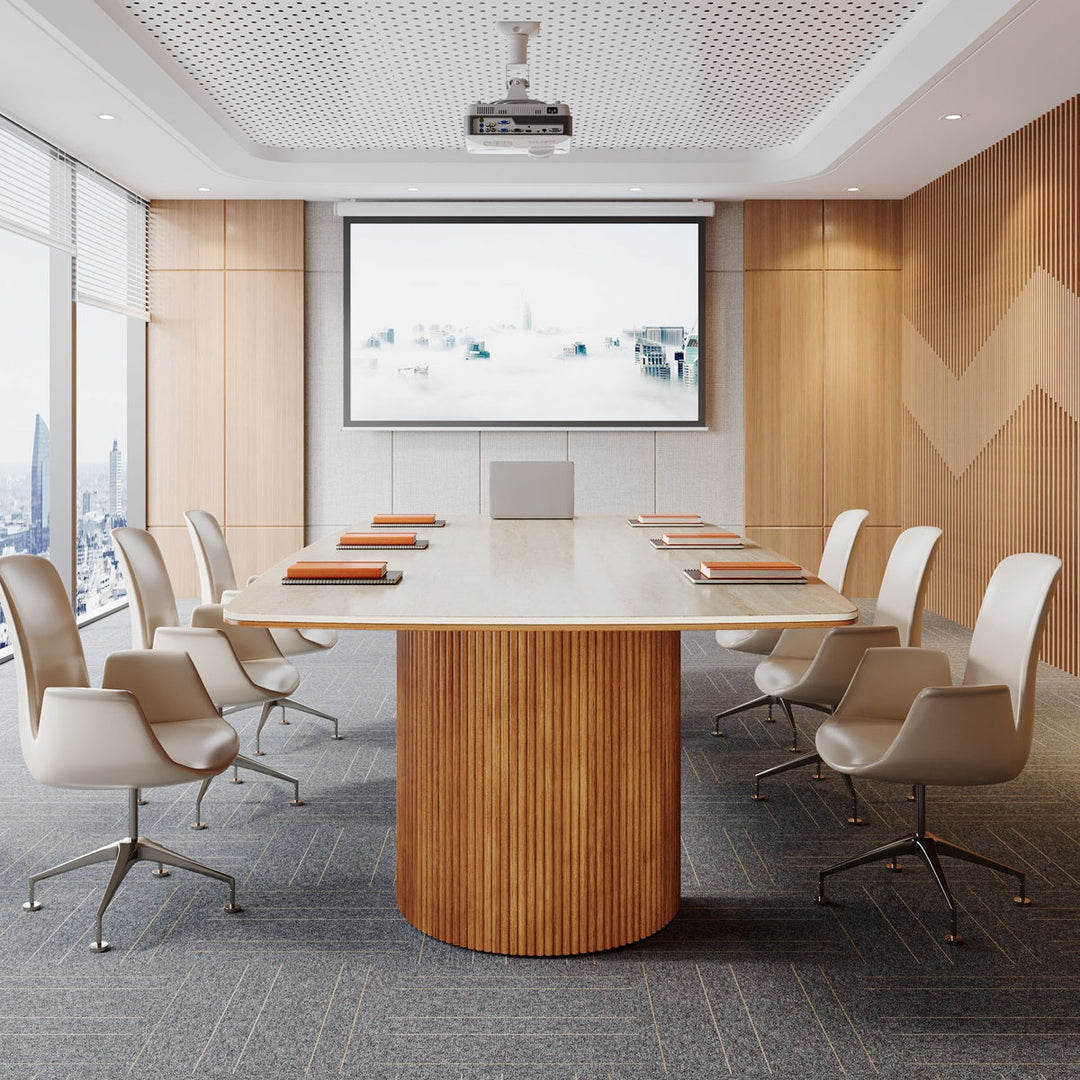 Arin Meeting Table | Beige