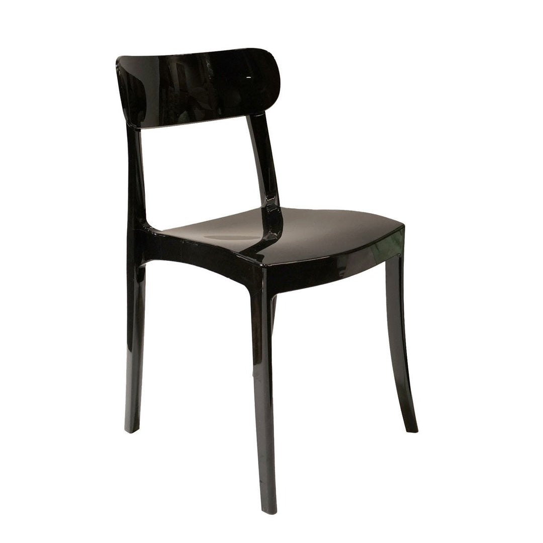 Oksana Acrylic  Chair | Black