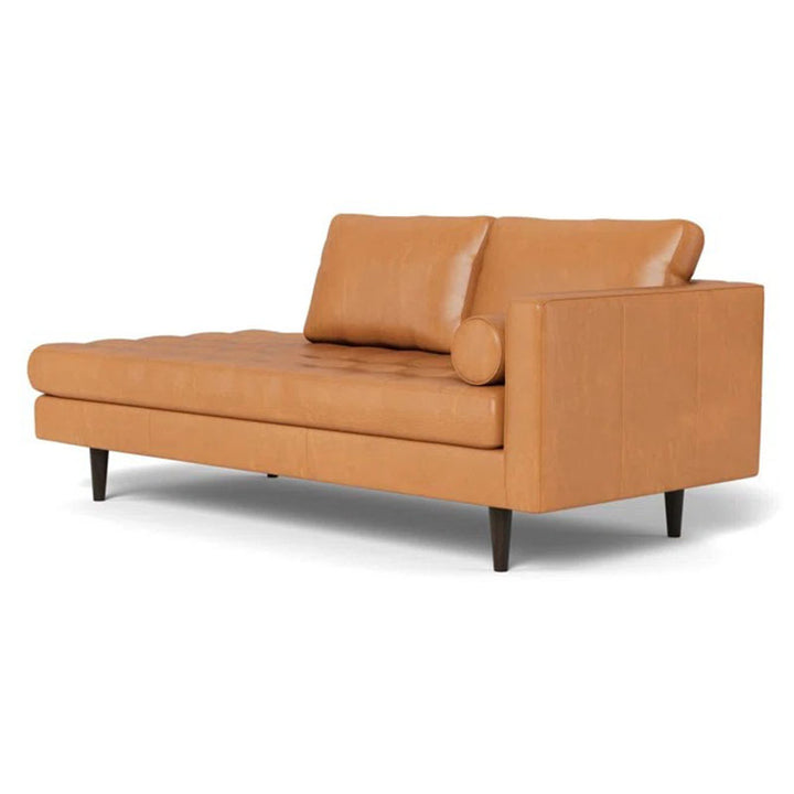 Aidan Chaise Lounges | Orange | Facing Right