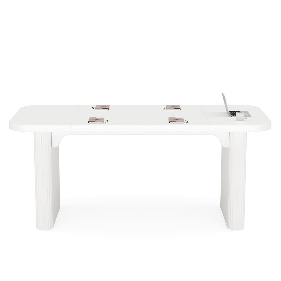 Adi Meeting Table | White