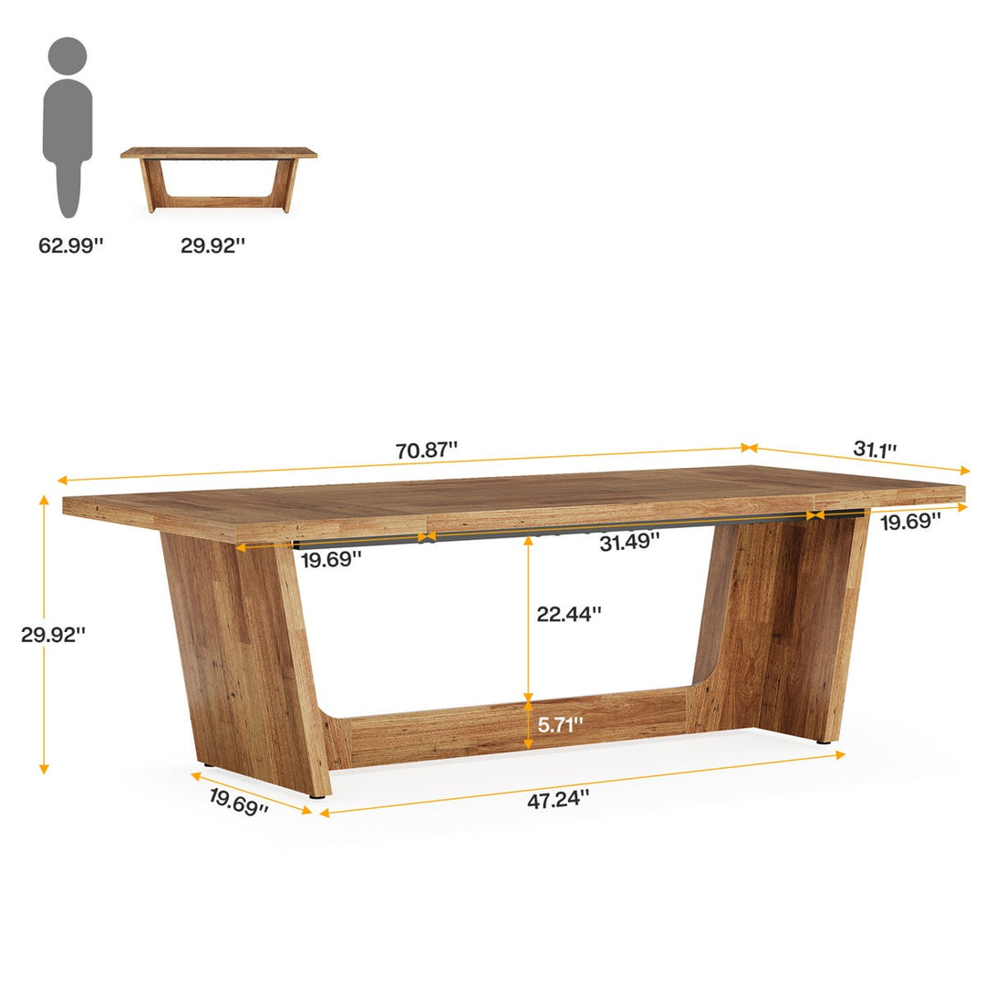 Aki Boss table | Brown