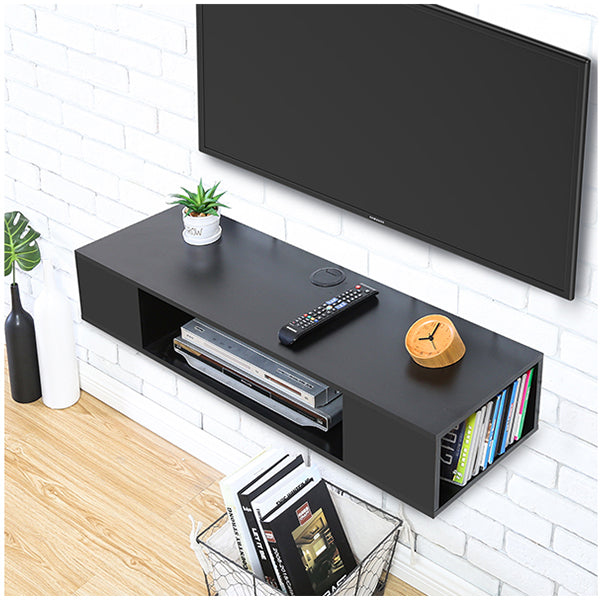 Ten Wall Mount Tv Unit | Black