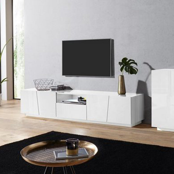 Bend Line TV Stand | Large | White