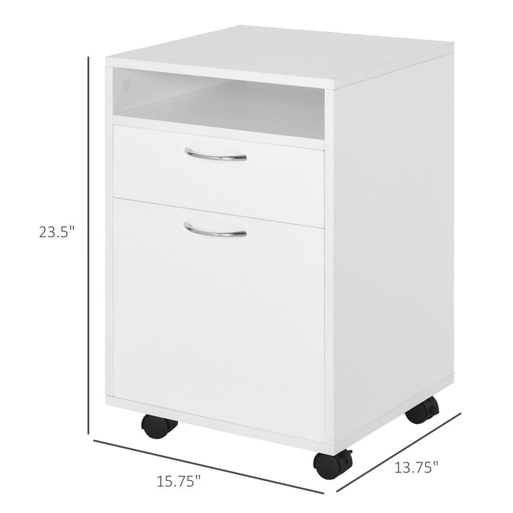 Aora Pedestal Drawer | White